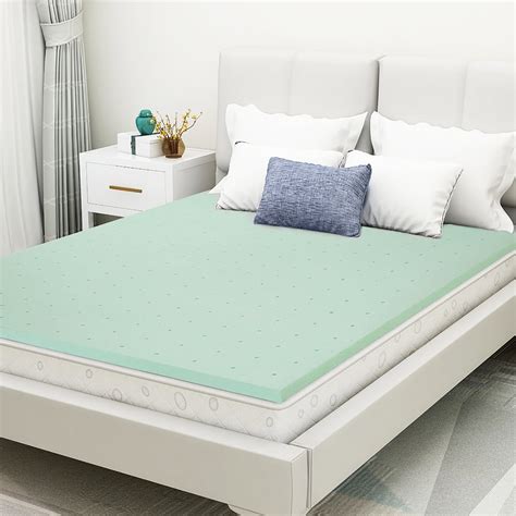 memory foam mattress pads for queen size bed